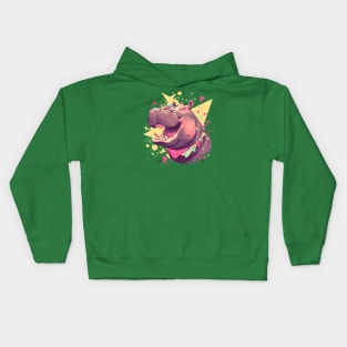 hippopotamus Kids Hoodie